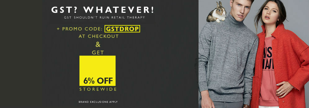 Zalora Valid till 31 May.